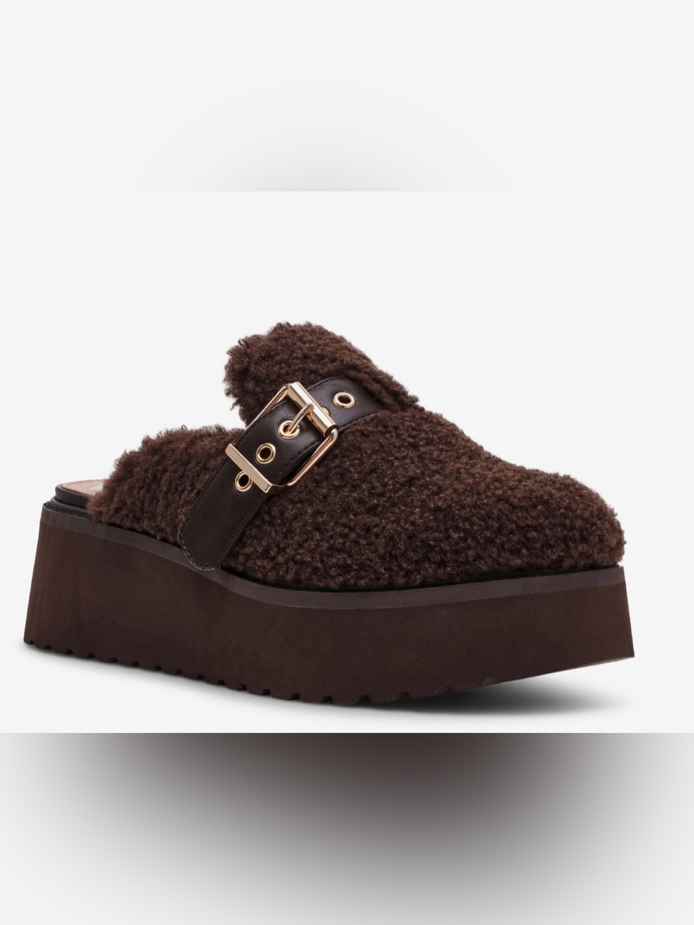 Dolce Vita Cozy Buckle Platform Clogs NWOT